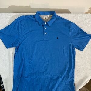 Volcom Men's Vibrant Blue Polo Shirt